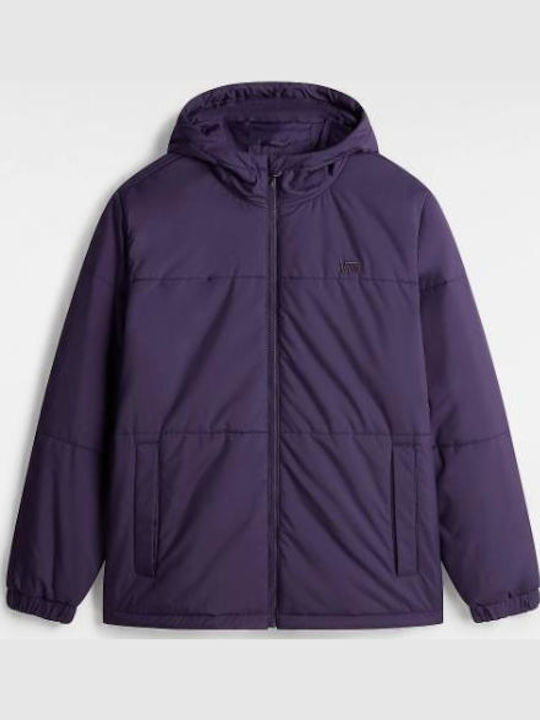 Μπουφάν Puffer Αδιάβροχο Purple