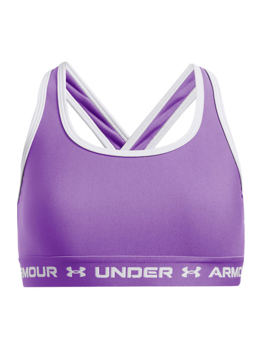 Under Armour Crossback Παιδικό Μπουστάκι Μωβ