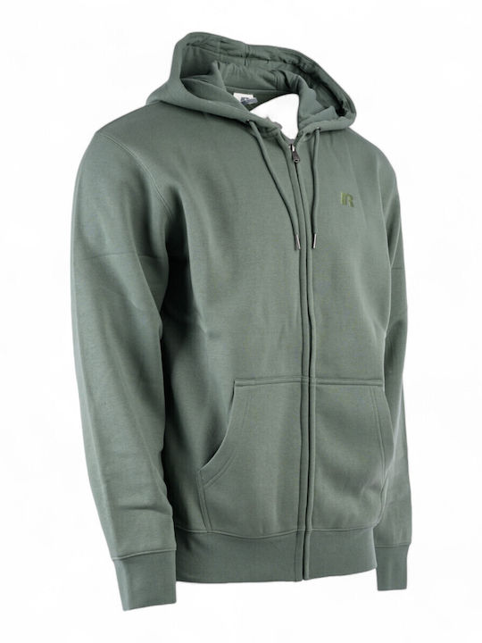 Through Hoody Sweatshirt Khaki