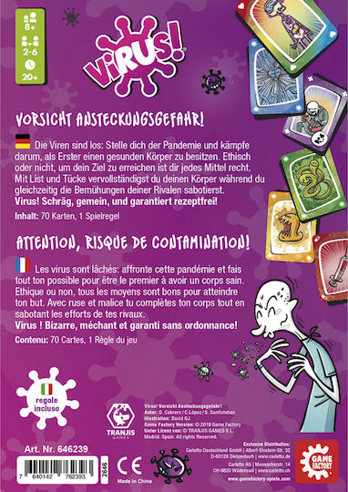Board Game Virus (FR) Game Factory