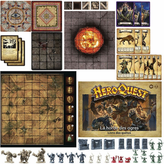 Spiel Erweiterung HeroQuest: Against the Ogre Horde für 2-5 Spieler 14+ Jahre (FR) Hasbro