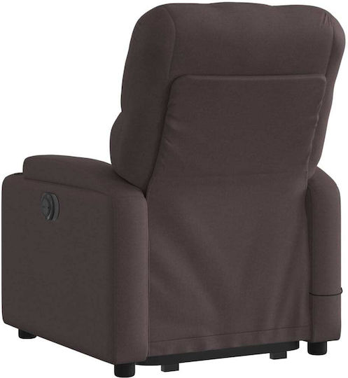 Fotoliu Relax Masaj cu Puf Sc. Coffee 74x86.5x93.5cm