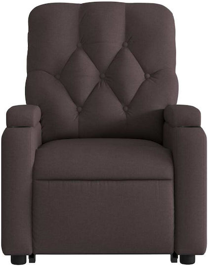 Fotoliu Relax Masaj cu Puf Sc. Coffee 74x86.5x93.5cm