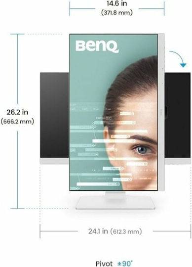 BenQ GW2786TC IPS Monitor 27" FHD 1920x1080 με Χρόνο Απόκρισης 5ms GTG Λευκό