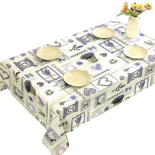 Τραπεζομάντηλο Purple Lavender 140x180εκ.