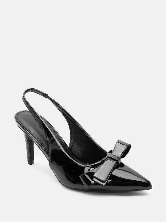 Luigi Pointed Toe Black High Heels