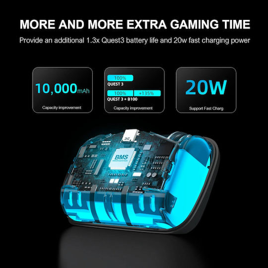 Bobovr B100 Akku Bobovr S3 Pro Meta Quest 3