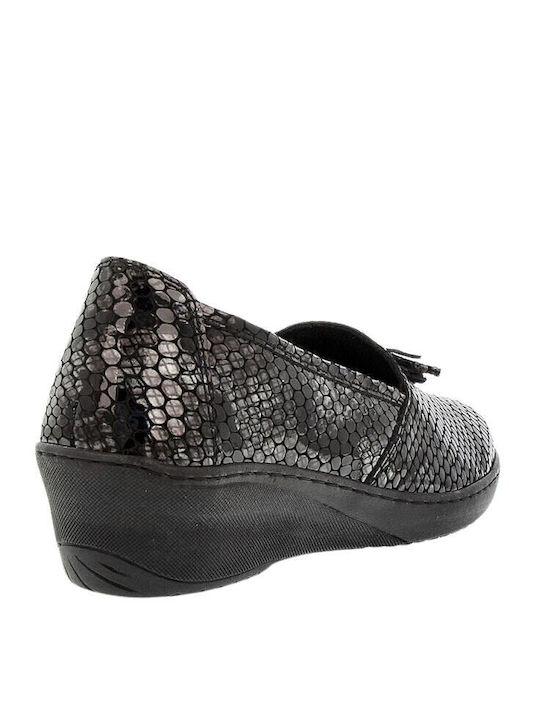 Women's Moccasins in Gray Color