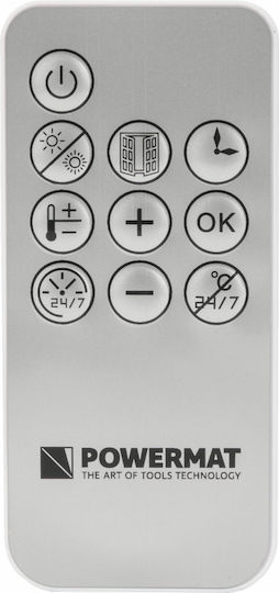 Powermat Konvektorheizung Wand 1000W mit elektronischem Thermostat Weiß