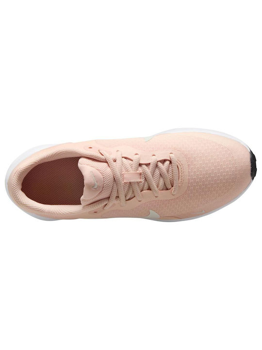 Nike Revolution Kids Sports Shoes Running with Laces Pink