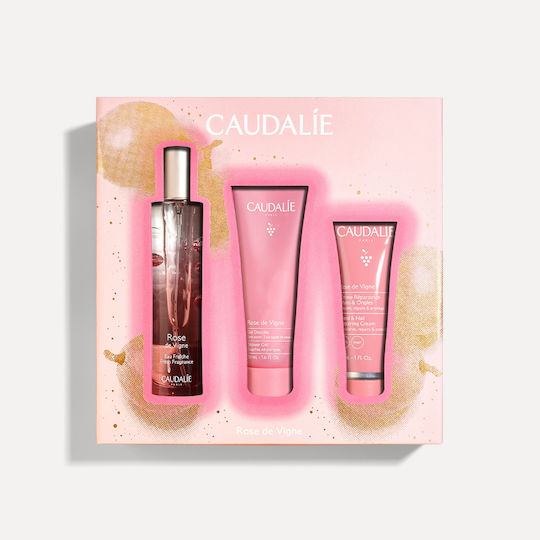 Caudalie Rose De Vigne Γυναικείο Σετ με Eau de Parfum και Shower Gel 3τμχ