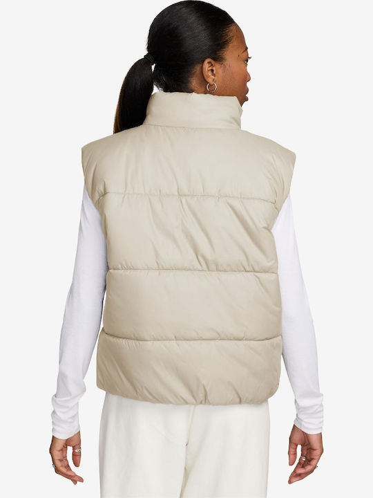 Sportswear Scurtă Jachetă de femei Fără mâneci Puffer Graphite