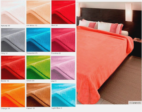 Belpla Ster Blanket Spain Velvet Single 160x220cm Red