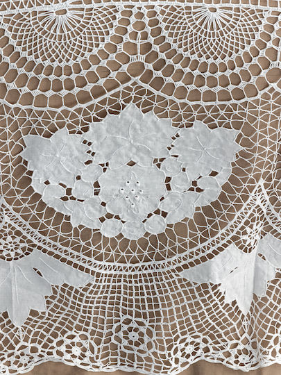 Palamaiki Camil Κουβέρτα Πλεκτή Υπέρδιπλη 240x275εκ. White