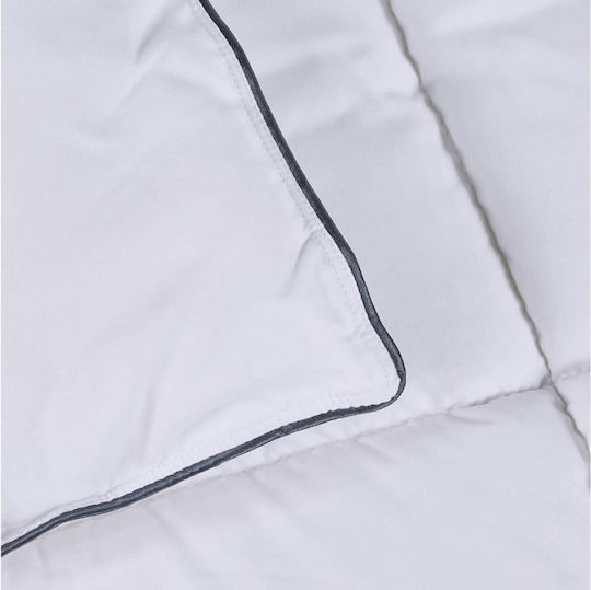 Das Home Duvet Queen with Microfiber Filling 220x240cm 9645 White 550 GSMGsm 10.5 togs Togs
