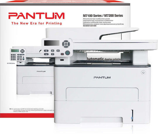 Pantum M7100DW Black and White All In One Laser Printer with WiFi and Mobile Printing