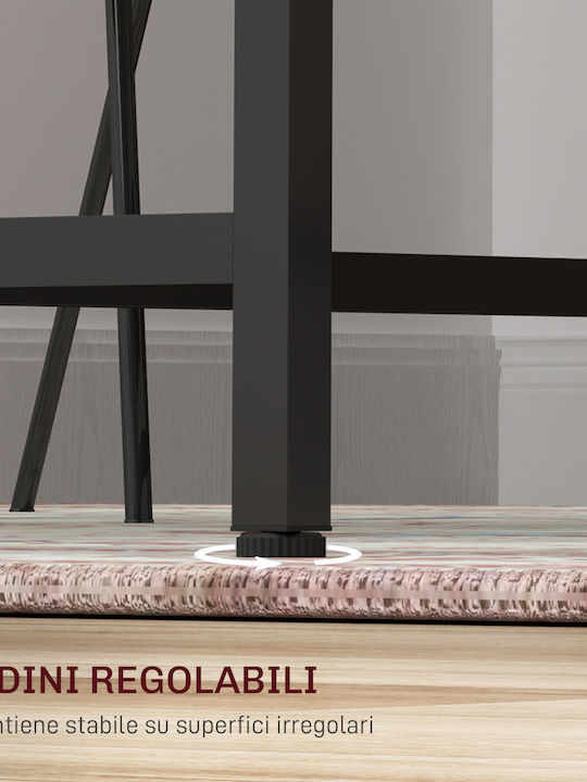 Masă Sala de mese Metalic Maro 150x80x75buc
