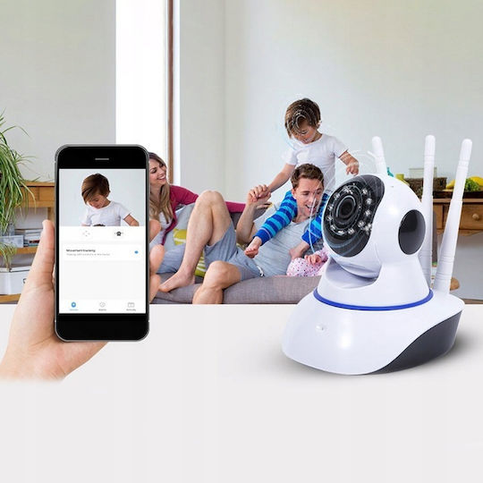 101020241322 IP Κάμερα Παρακολούθησης Wi-Fi Full HD 1080p με Αμφίδρομη Επικοινωνία και Φακό 2.4mm