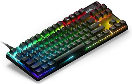 SteelSeries Apex Pro TKL Gaming Mechanical Keyboard Tenkeyless with SteelSeries OmniPoint switches and RGB lighting (English US)