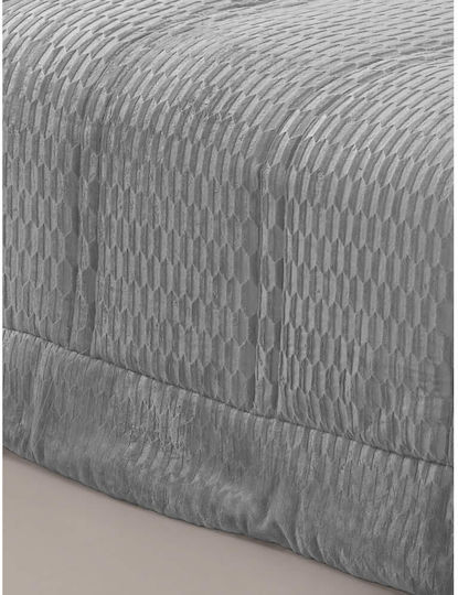 Guy Laroche Пухено Куинсайз 220x240бр Gali Сив 660 г/м²Gsm