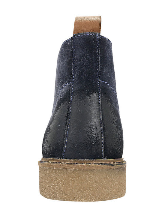 Suede Albastru marin Ghete barbati