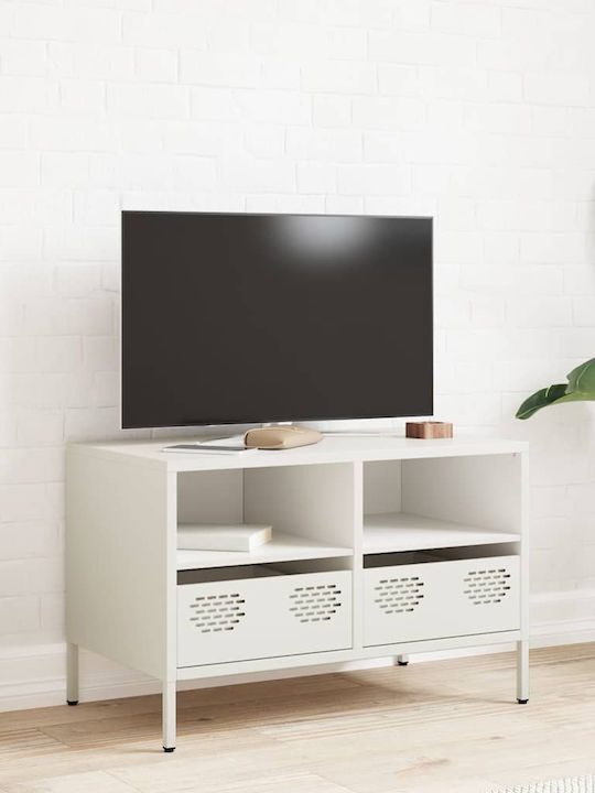 TV Stand Metal White L68xW39xH43.5cm