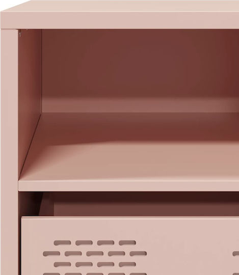 Έπιπλο Τηλεόρασης Μεταλλικό Ροζ Μ101.5xΠ39xΥ43.5cm