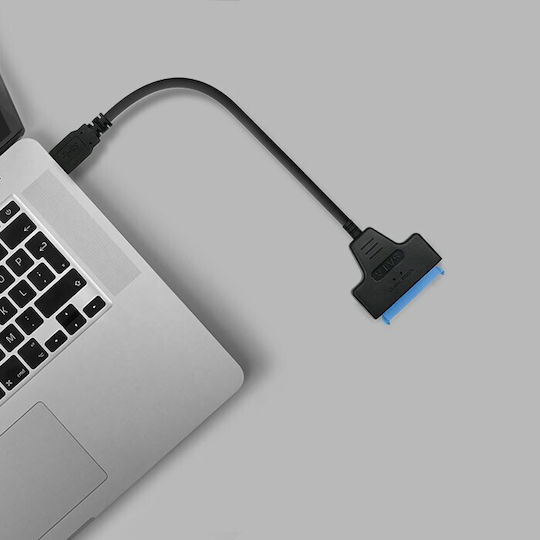 Qoltec Adapter USB 3.0 to SATA Black (51855)