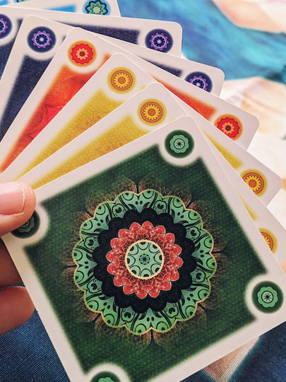 Brettspiel Flowers A Mandala Game für 2-4 Spieler 10+ Jahre (EN) Lookout Games