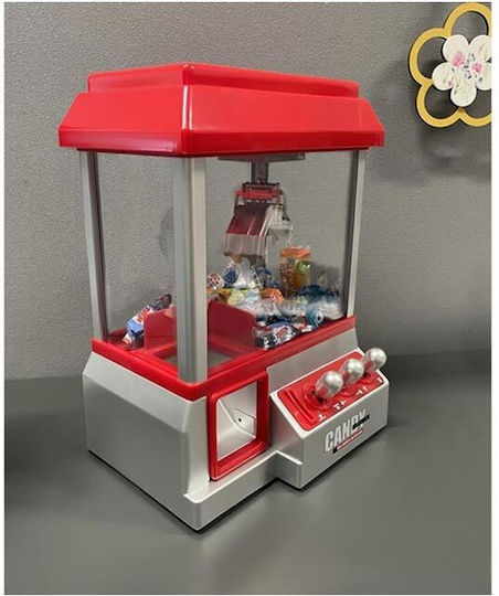 Kruzzel Arcade Game Candy Fishing Machine Red Silver