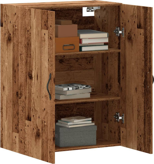 Hängeschrank fürs Wohnzimmer aus Spanplatte Braun 69,5 x 34 x 90 cm