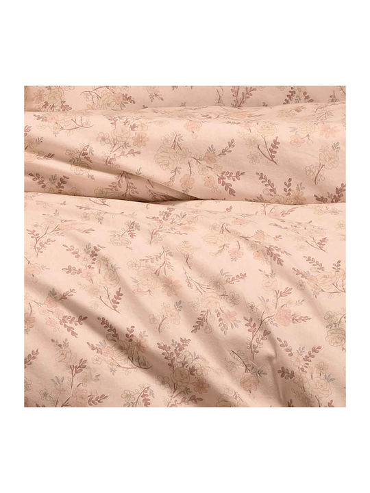 Melinen Duvet Cover Cotton Queen 225x245 Agnes Rose