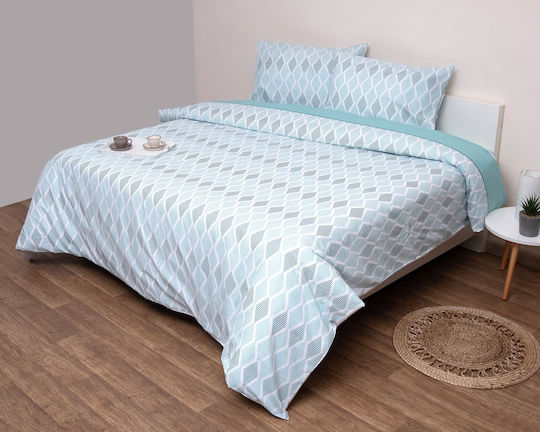Viopros Super Double Duvet Cover Lara 220x240cm Mint