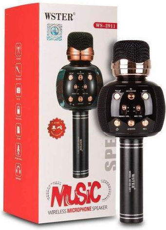 Wireless Karaoke Microphone Ws2911 829114_b Black