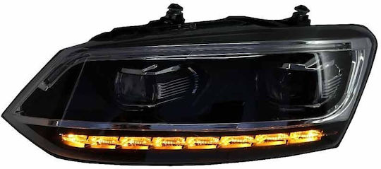 Frontscheinwerfer Set VW Polo 6R/6C 09-17 DRL Passat Matrix Look & Dynamische Blinker Voll-LED Motor