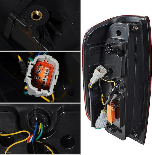 Carner Nissan Navara 2005-2015 LED Taillights Set 2 Pieces
