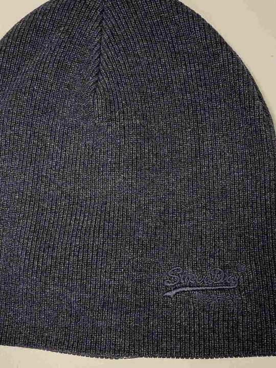 Superdry Beanie Beanie Knitted in Blue color