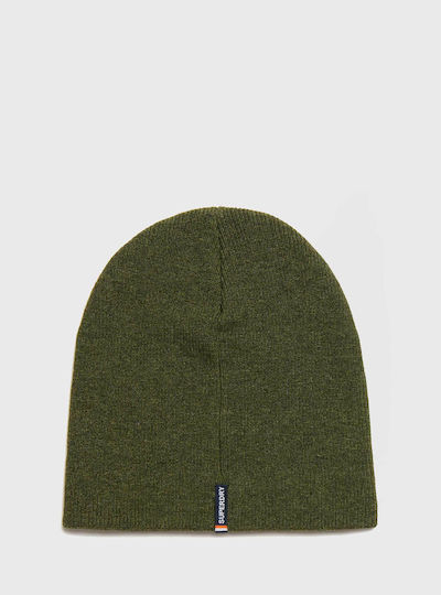 D3 Sdna Essential Logo Knitted Beanie Beanie Beanie Knitted in Green color