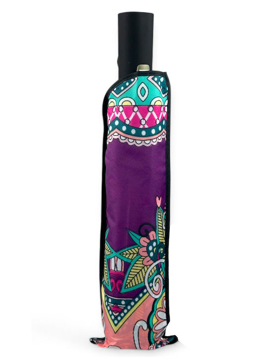 Iris Automat Umbrelă de ploaie Compact Violet