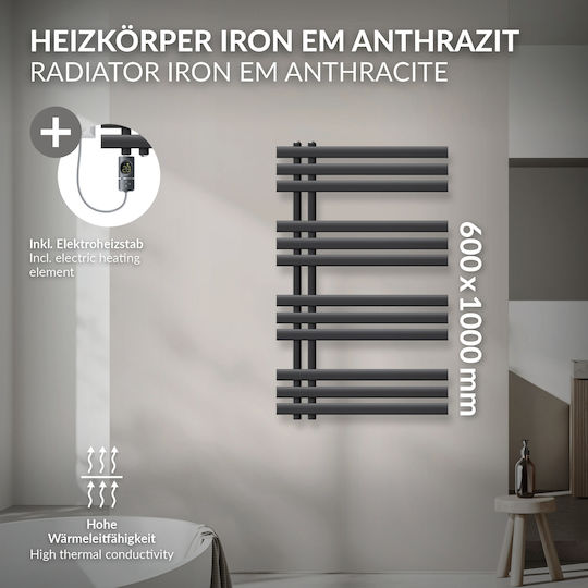 Sleek Luxe Bath Iron Em 600x1000 Mm