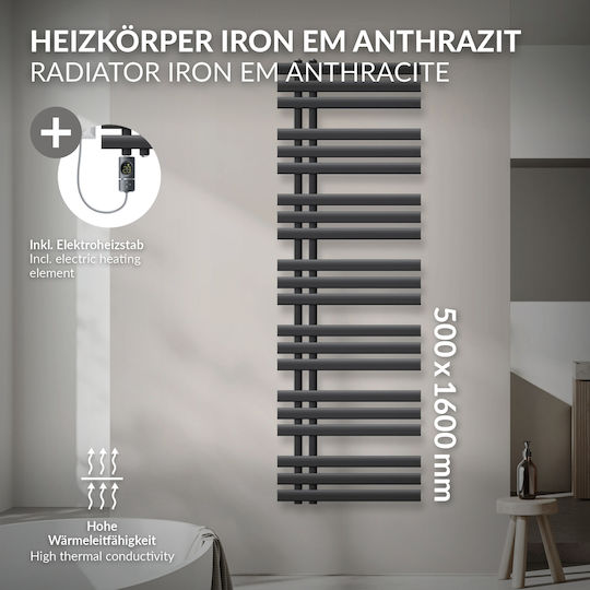 Cadă de Lux Elegantă din Fier Em 500x1600 mm