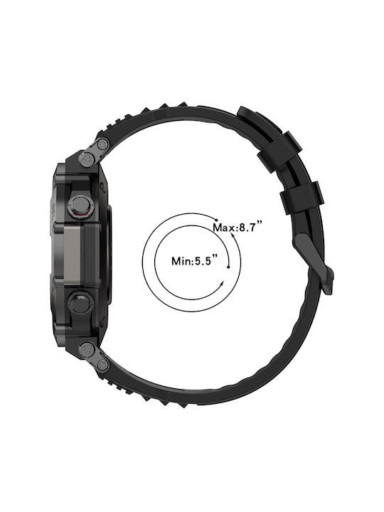 Techsuit Curea Gri Amazfit T-Rex Ultra Techsuit Curea Gri Amazfit T-Rex Ultra