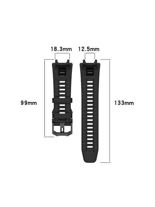 Techsuit Armband Silikon Blau (Amazfit T-Rex 2)