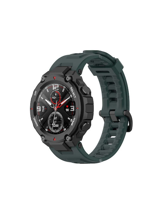 Techsuit Каишка Силикон Зелен (Amazfit T-Rex)