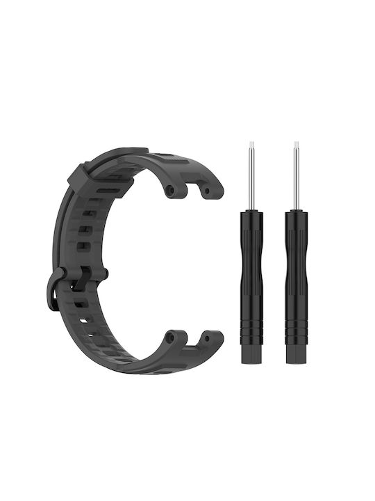 Techsuit Λουράκι Σιλικόνης Γκρι (Amazfit T-Rex)