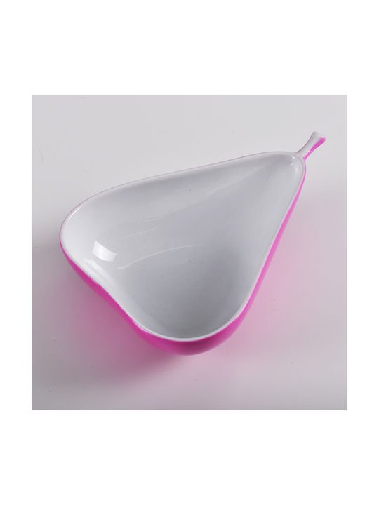 Marva Serving Bowl made of Porcelain Fuchsia 19x14cm