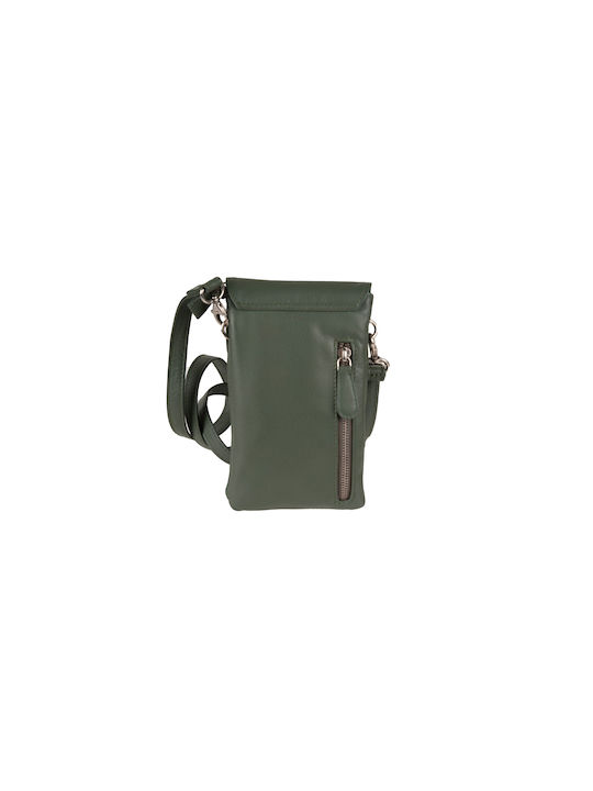 Leather Creations XK Geantă pentru bărbați Umăr / Crossbody Verde