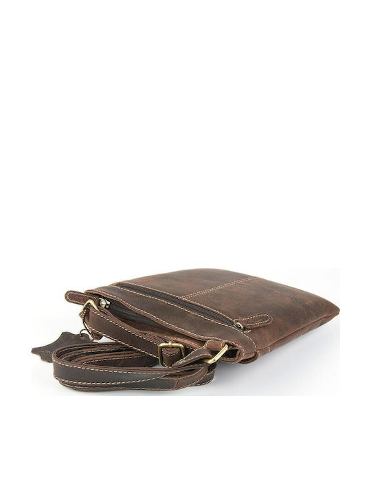 Leather Men's Bag Shoulder / Crossbody Brown
