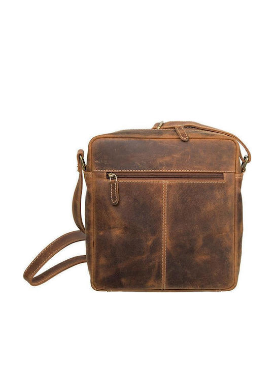 Leather Men's Bag Shoulder / Crossbody Tabac Brown