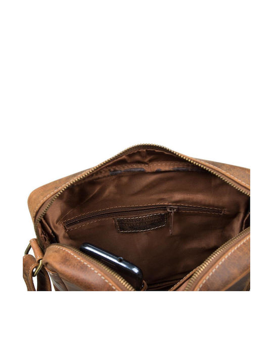 Leather Men's Bag Shoulder / Crossbody Tabac Brown
